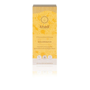 Khadi Haarfarbe Goldhauch