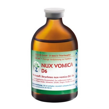 NUX VOMICA D 6 Injektionslösung vet.
