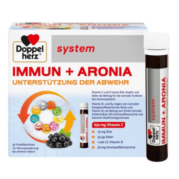 DOPPELHERZ Immun+Aronia system Ampullen