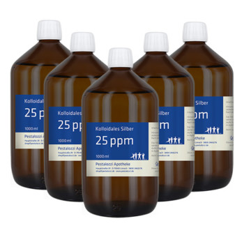 Kolloidales Silber (Silberwasser) 25 ppm