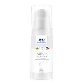 Silber Fußcreme