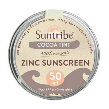 Suntribe Organic Mineral Zinc Sunscreen SPF 50 Mud Tint